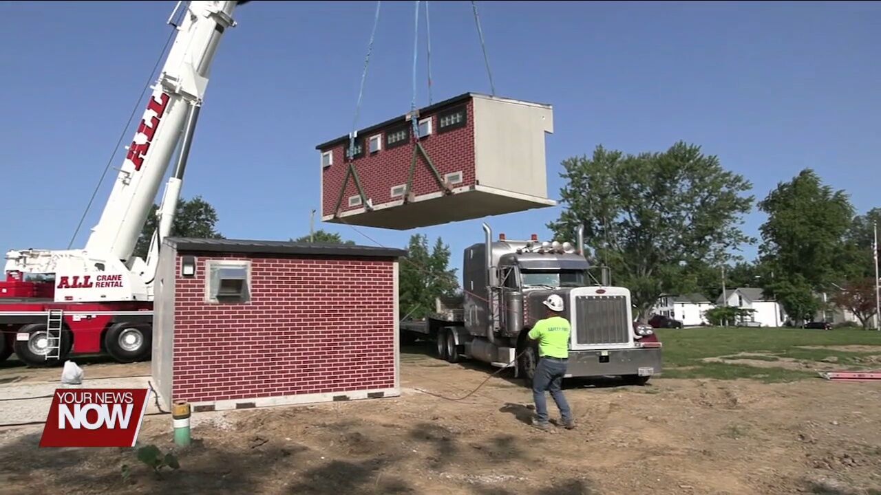 New shelter house placed in Cridersville's Legacy Park